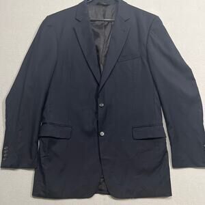 Jos. A. Bank Sports Coat Men's 44 XLG Navy Gordon Basic Classic Dress